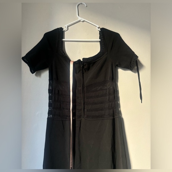 House of CB Black Sheer Midi Dress - Picture 9 of 10
